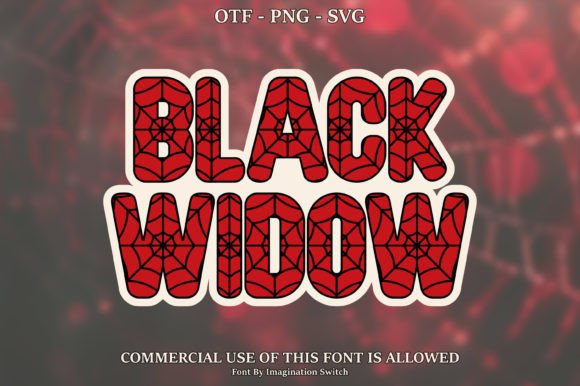 Black Widow: A Typographic Powerhouse for Modern Design