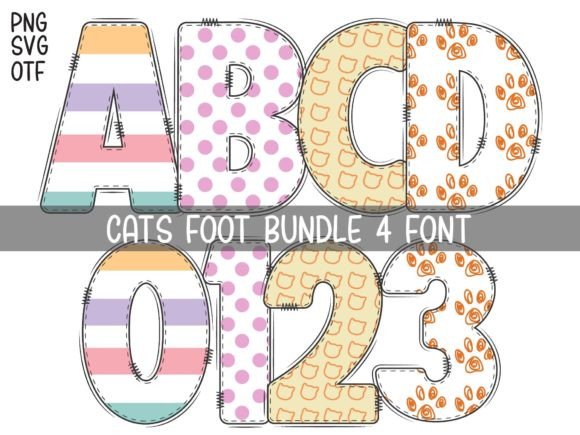 Cats Foot: A Charming Color Font for Modern Design