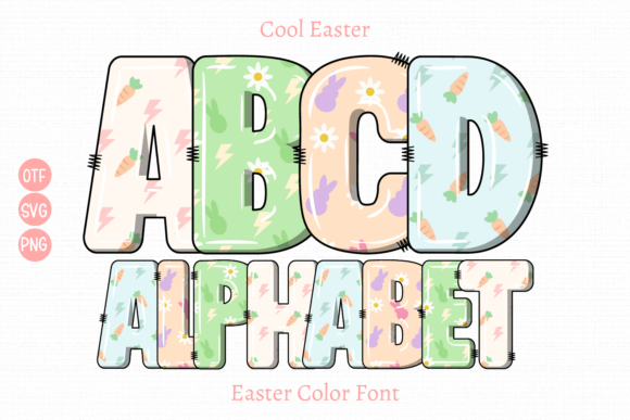 Cool Easter: A Color Font for Playful & Authentic Designs