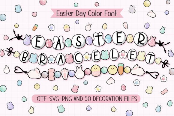 Easter Bracelet Font: A Unique Design Asset