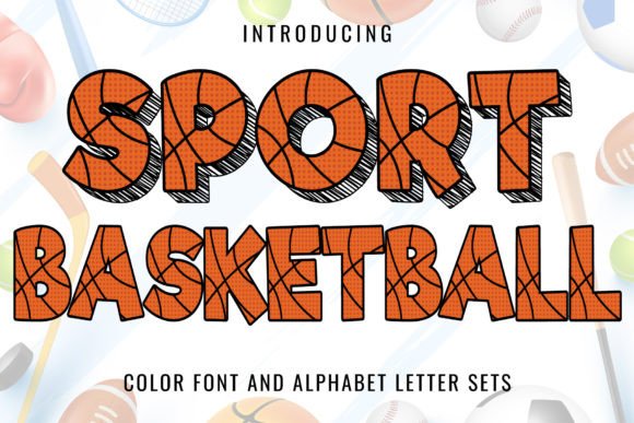 Elevate Your Designs with Sport Basketball Font