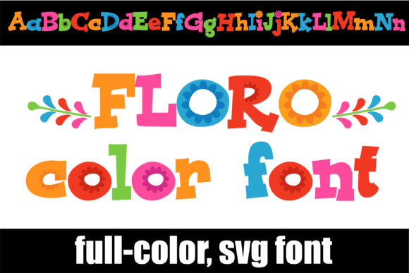 Floro: A Vibrant Color Font for Modern Design