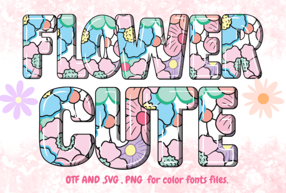 Flower Cute: A Whimsical Font for Modern Design