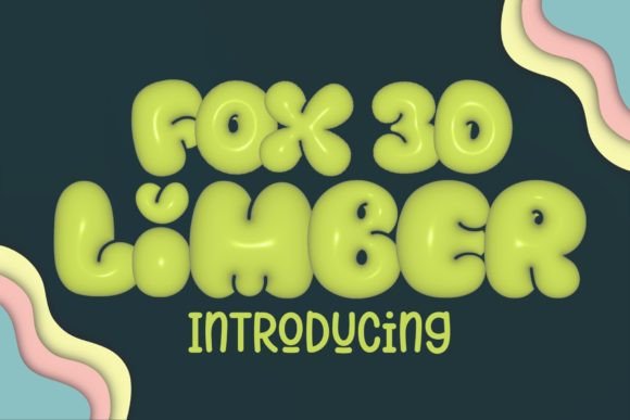 Fox Limber 3D: A Playful Font for Creative Projects