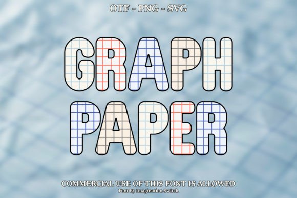 Graph Paper: A Color Font for Creative Typography