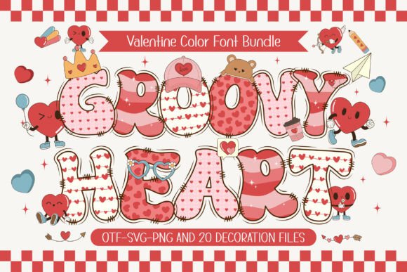 Groovy Heart: Infusing Retro Charm into Modern Design
