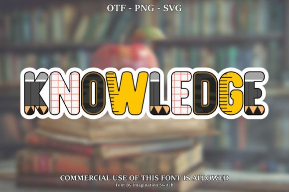 Knowledge Collection: A Typographic Asset for Visual Impact