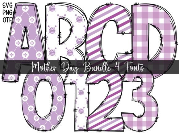 Mother Day: A Cool Color Font for Creative Design