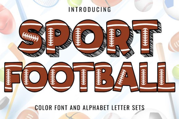 Sport Football Font: A Playful Asset for Dynamic Design