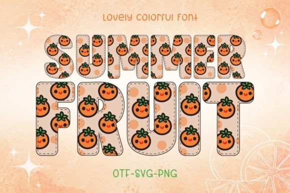 Summer Fruit Font: Vibrant Typography for Creative Projects