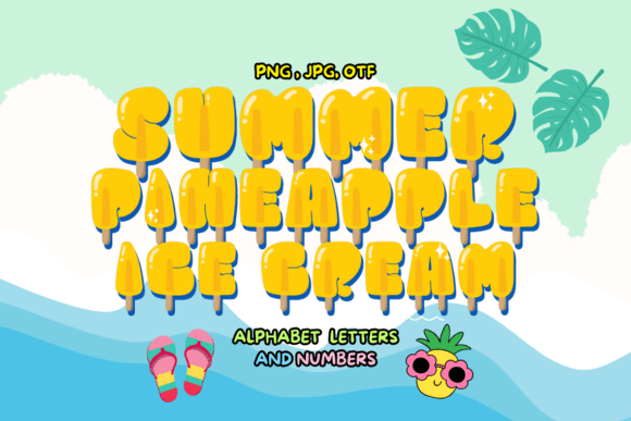 Summer Pineapple Ice Cream: A Splash of Tropical Flair in Design