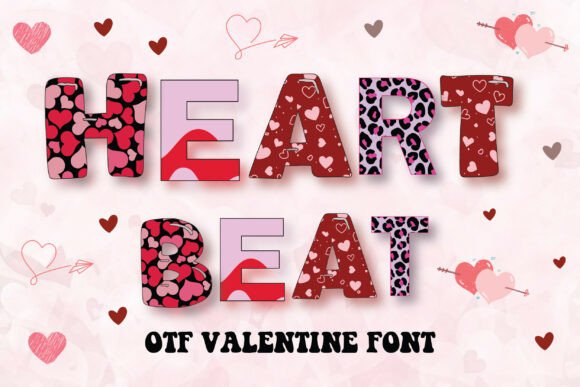 Sweet Kiss Valentine Bundle: A Typography Toolkit for Romantic Design