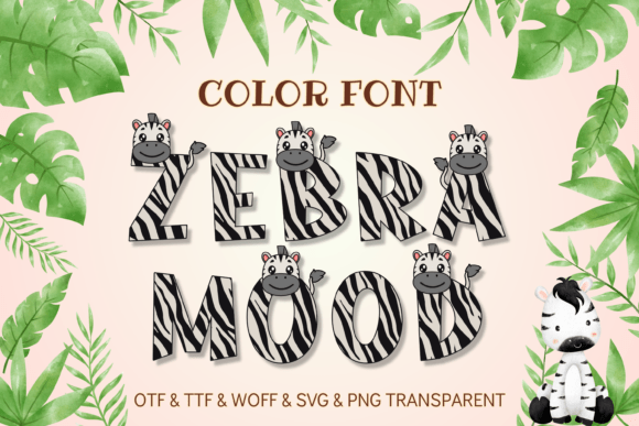 Zebra Mood: Safari-Inspired Typography for Playful Design